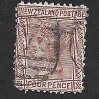Neuseeland Briefmarke " Königin Victoria " Michelnr. 47 o ZF