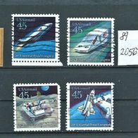 USA 1989 " Raumfahrt Satz Mi. 2068 - 2071 + 2056 " Amerika Gestempelt ° US