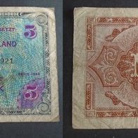 Banknote Deutsches Reich: 5 Mark 1944