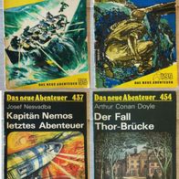 4 x Das neue Abenteuer, aus DDR-Serie, Nr. 55, 195, 437, 454, einzeln möglich!