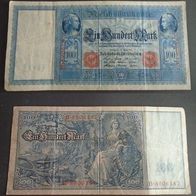 Banknote Deutsches Reich: 100 Mark 1910 - Roter Spiegel
