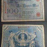 Banknote Deutsches Reich: 100 Mark 1908 - Roter Spiegel
