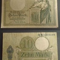 Banknote Deutsches Reich: 10 Mark 1906
