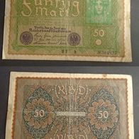 Banknote Deutsches Reich: 50 Mark 1919 - Reihe 4