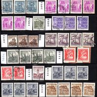 H670 Österreich Mi. Nr.1048 bis 1116 - fast alle Nummern mehrfach o <