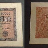 Banknote Deutsches Reich: 20000 Mark 1923