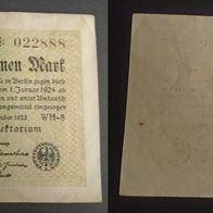 Banknote Deutsches Reich: 20 Millionen Mark 1924