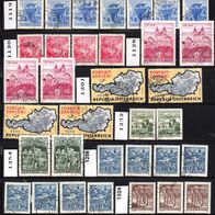 H671 Österreich Mi. Nr.1117 bis 1430 - alle Nummern mehrfach o <