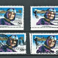 USA 1991 " Luftfahrtpionier Harriet Quimby Luftpost Mi. 2130 Rand Gestempelt ° US