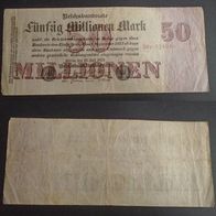 Banknote Deutsches Reich: 50 Millionen Mark 1923
