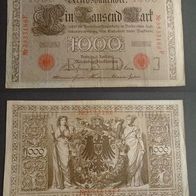 Banknote Deutsches Reich: 1000 Mark 1910