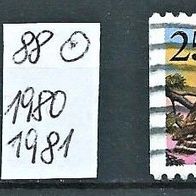 USA 1988 " Birds Kernbeißer & Eulen Mi.1980/81 ZD Ul Ur Geschnitten Gestempelt ° US