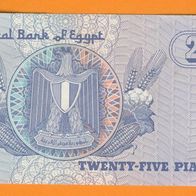 Ägypten 25 Piastres Central Bank of Egypt Top