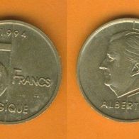 Belgien 5 Francs 1994 Belgique