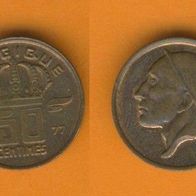 Belgien 50 Centimes 1977 Belgique