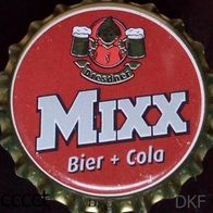 Mixx Bier Cola Kronkorken von der Dresdner Feldschlößchen Brauerei, neu in unbenutzt