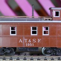 Märklin H0 A.T. & S.F. Caboose Güterzug Begleitwagen 4570