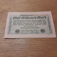 Reichsbanknote 5 Millionen Mark 1923