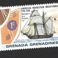 Grenada-Grenadinen Sondermarke " 200 Jahre USA " Michelnr. 179 * *