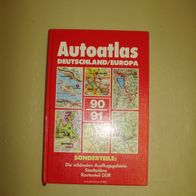 Großer Auto-Atlas (Autoatlas) 1990/91