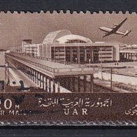 Ägypten, 1963, Mi. 164, Luftpost, Flugplatz, 1 Briefm., gest.