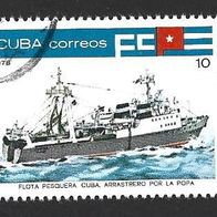 Kuba Sondermarke " Fischerboot " Michelnr. 2333 o