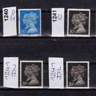 GB093 -Großbritannien- Mi. Nr. 1240 bis 1241 -, 150 Jahre Briefmarken o <