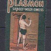 alte Reklamemarke - Plasmon - Siebolds Milch-Eiweiss - Neubrandenburg (263)