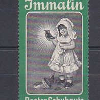 alte Reklamemarke - Immalin Schuhputz (287)