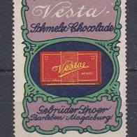 alte Reklamemarke - Vesta Schmelz-Chocolade (291)