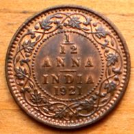 1/12 Anna 1921 Indien