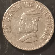 Honduras : 20 Centavos 1967