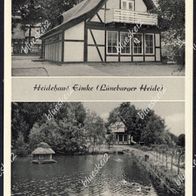 Ak Heidehaus Eimke (Lüneburger Heide) 1954 / Stempel