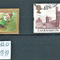 GB 1992 " Britische Burgen Mi 1397 Gestempelt ° UK Freimarken 1,50 £