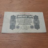 Reichsbanknote 100 Mark Berlin 4. August 1923