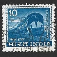 Indien Briefmarke " Elektrische Lokomotive " Michelnr. 717 o