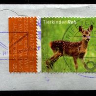 Deutschland Michel-Nr. 3352 Bogenrand Vollstempel auf Briefstück