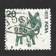 Indien Dauerbriefmarke " Pferd mit Reiter " Michelnr. 636 o