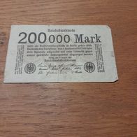Reichsbanknote 200 000 Mark Berlin den 9. August 1293