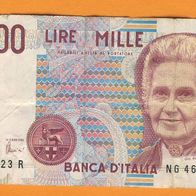 Banknote Italie 1000 Lire Mille