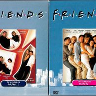 2 DVD Box = 8 DVDs - Friends , Komplette Staffeln 1 + 2