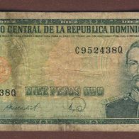 Banknote Banco Central De La Republica Dominicana 10 Pesos