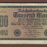 Reichsbanknote 1000 Mark 1922