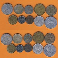 10 Münzen, aus Übersee Lot (53)