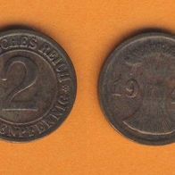 2 Rentenpfennig 1924 D
