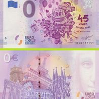 0 Euro Schein Europa Park XEHZ 2020-5 selten Nr 37152