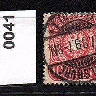 Dr021 Deutsches Reich Mi. Nr. 41 (4) Reichsadler o <