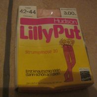 Vintage/ Retro Hudson Lillyput Strumpfhose "rose " ------8/22------ U-------