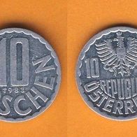 Österreich 10 Groschen 1983