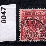 Dr043 Deutsches Reich Mi. Nr. 47 (1) Reichsadler o <